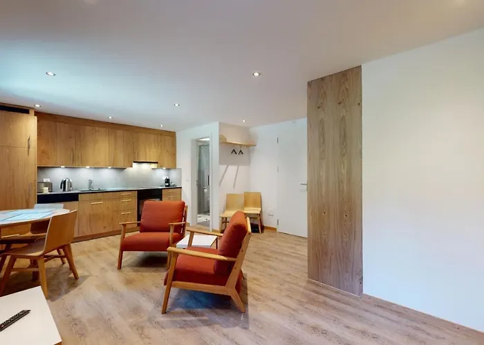 公寓 Splendid Modern In The Heart Of 采尔马特